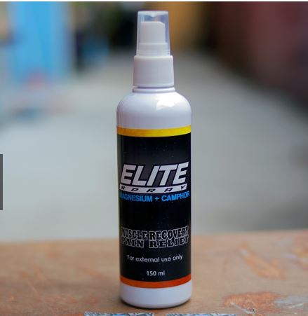 Elite Athletics Spray Pain Relief Magnesium Camphor Muscle